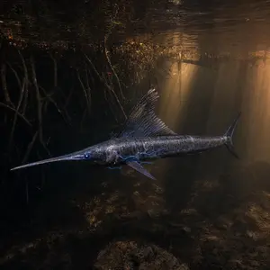Electric eel + Swordfish